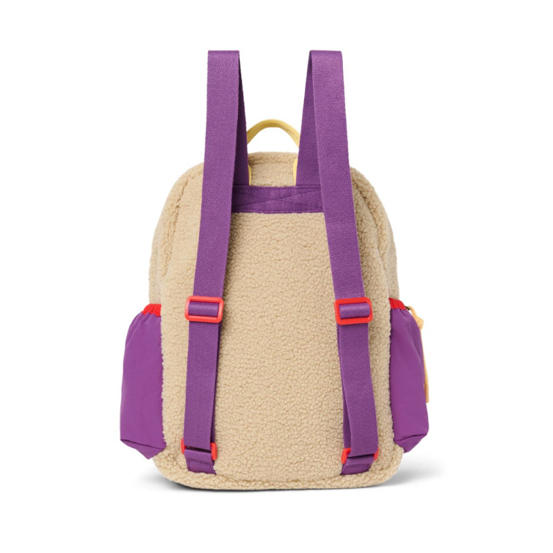 STUDIO NOOS - Patchwork Midi BACKPACK - batůžek | Bright pink 3