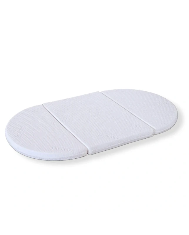 Rastúca postieľka 7v1 oval BIELA s matracom 9