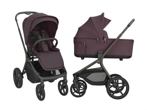 KikkaBoo Kočík 2v1 Goya Platinum MERLOT