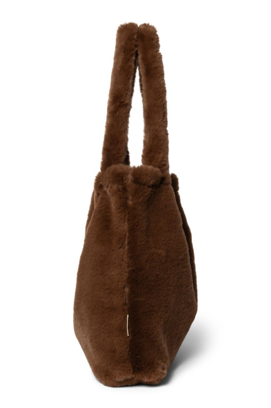 STUDIO NOOS - Faux Fur MOM BAG | Brown 2