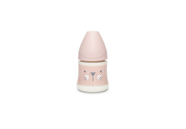 SUAVINEX | Premium fľaša 150 ml S HYGGE fúziky - ružová 1