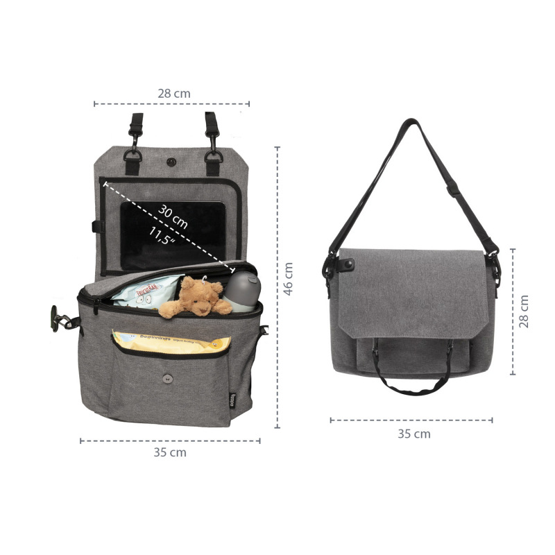 Organizér na sedadlo 3v1, Grey 6