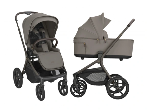 KikkaBoo Kočík 2v1 Goya Platinum MOCCA