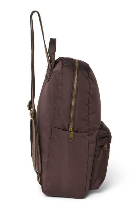 STUDIO NOOS - Puffy Midi BACKPACK - batôžtek s predným vreckom | Brown 2