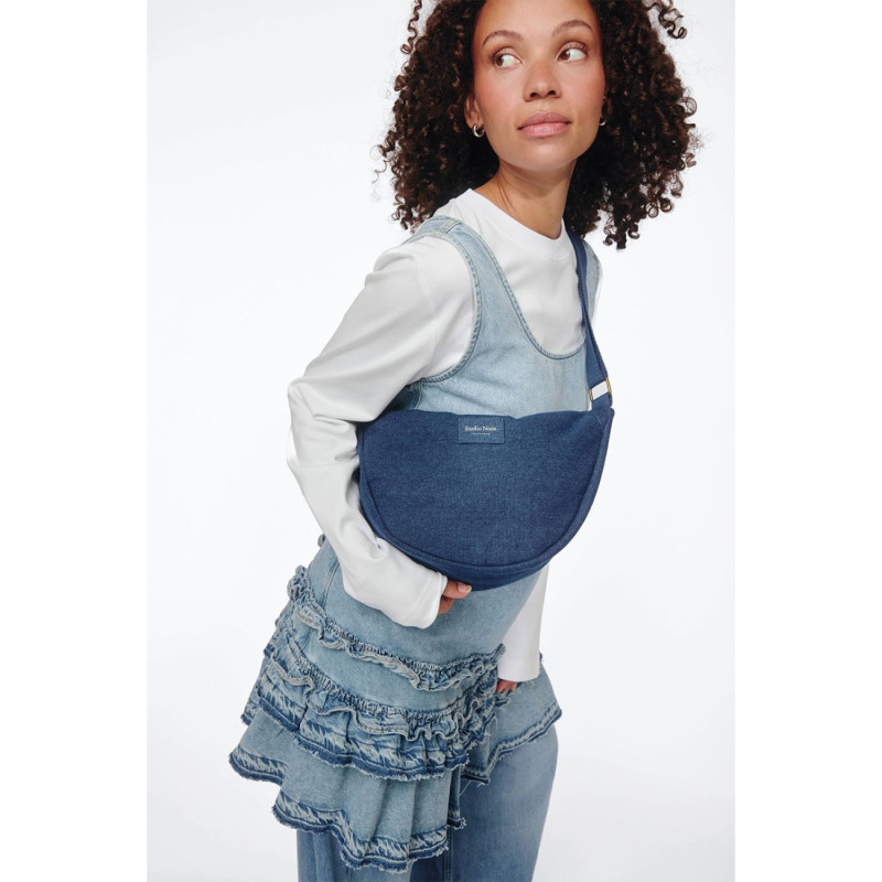 STUDIO NOOS - Denim Adult FANNY kabelka | Dark Blue 4