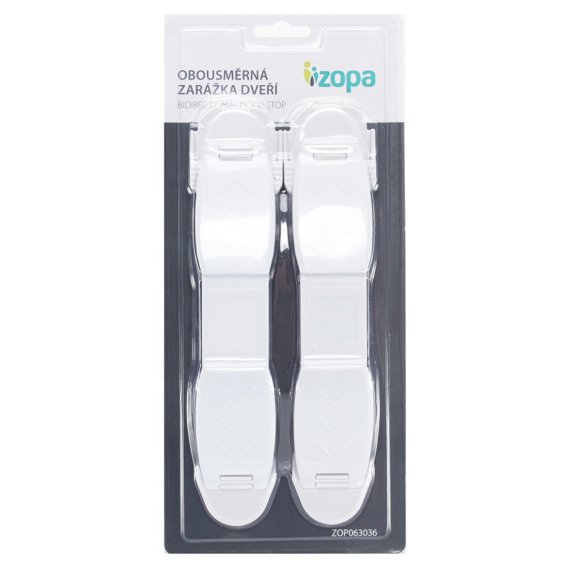 Obojsmerná zarážka dverí 2ks, white 7