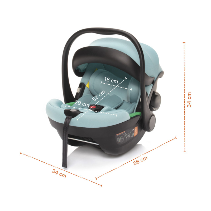 Autosedačka XM Plus i-Size, Toffee Brown 4