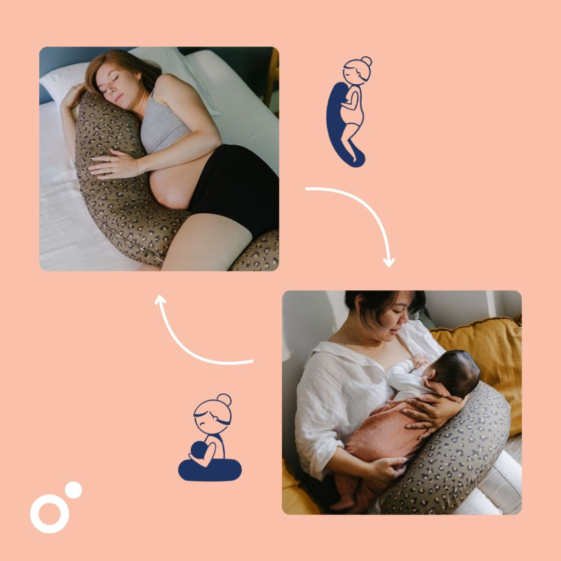 Buddy multifunkčný dojčiaci vankúš, LEOPARD BRONZE 3