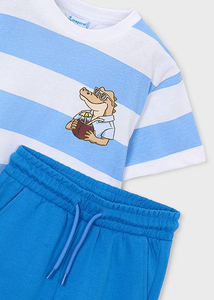 Mayoral krátky set "good vibes" Peach 2