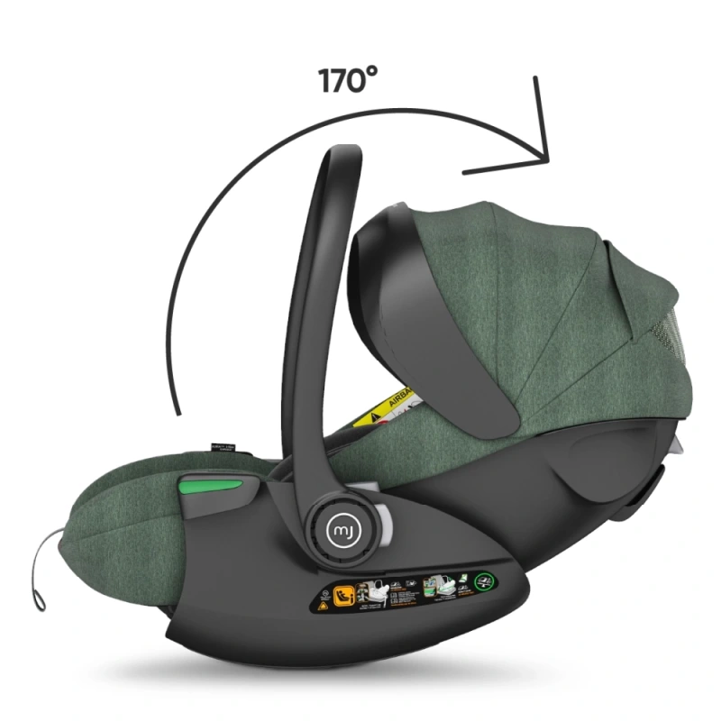 Autosedačka pre novorodenca i-Size my junior® AURAᵉʳᵍᵒ – Green 1