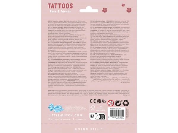 Detské tetovanie Rosa & Friends 2