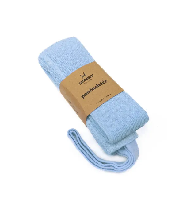 TATRASVIT Ducika detské pančuchové nohavice na traky, farba Modrá svetlá