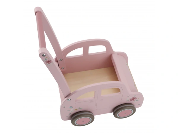 Auto vozík drevené Pink 6