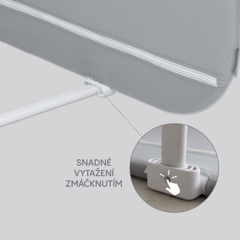 Zábrana na postel Monna Compact, Grey 2