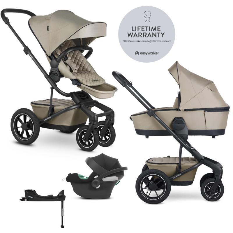 EASYWALKERHarvey⁵ Premium 2v1 Pearl Taupe LITE AIR + CYBEX Aton B2 i-Size