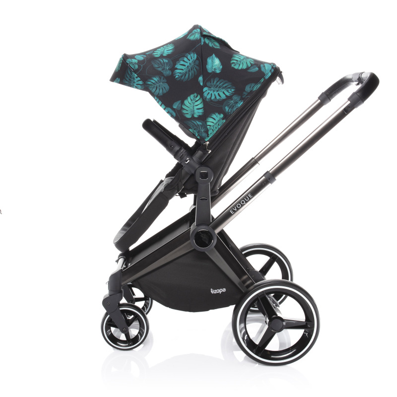 SET Podvozek Evoque + Farebný set ku kočárku Evoque, S/BL_Jungle 2