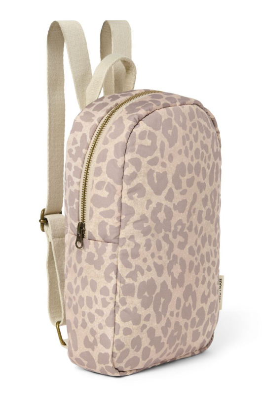 STUDIO NOOS - Puffy Mini BACKPACK | Cream Leopard 1