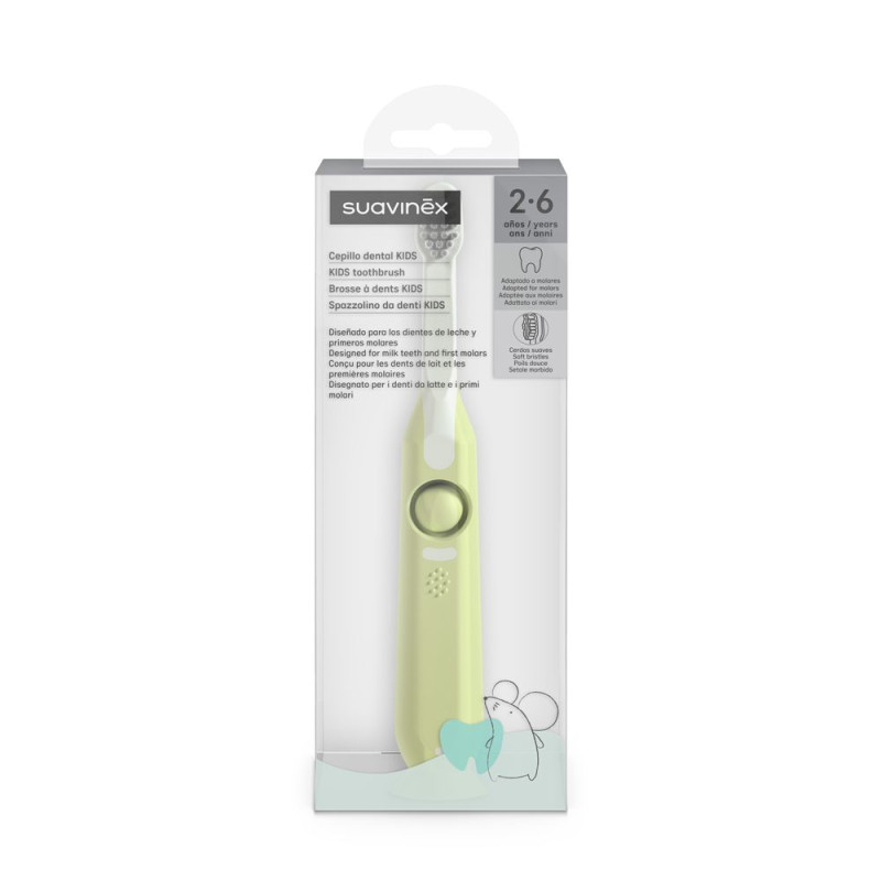 SUAVINEX | Detská kefka na zúbky KIDS 2-6 rokov - zelená 5
