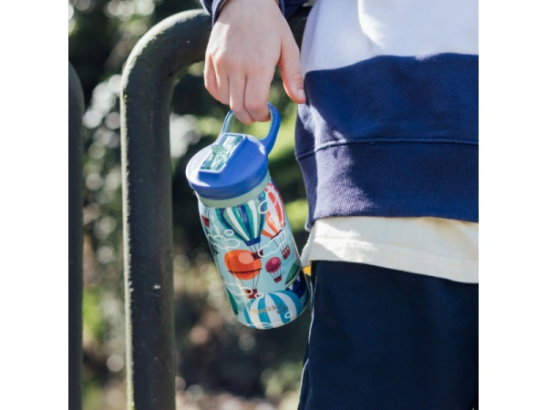 Nerezová termofľaša s náustkom Pop Kids Balloons 445 ml 1