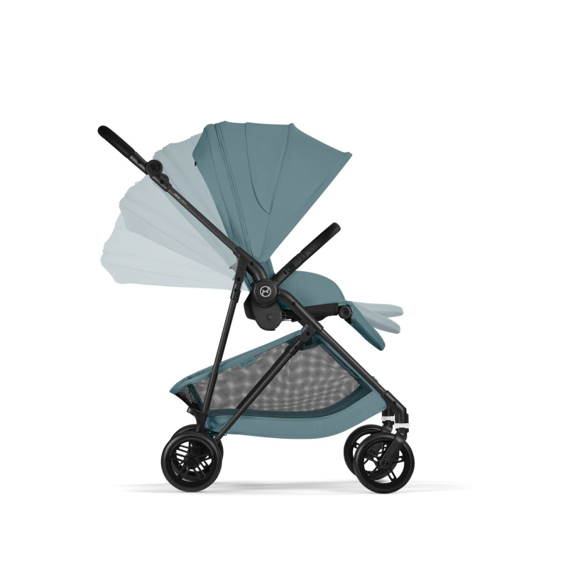 Cybex Melio Carbon 2026 - STORMY BLUE, ľahká bugina 9