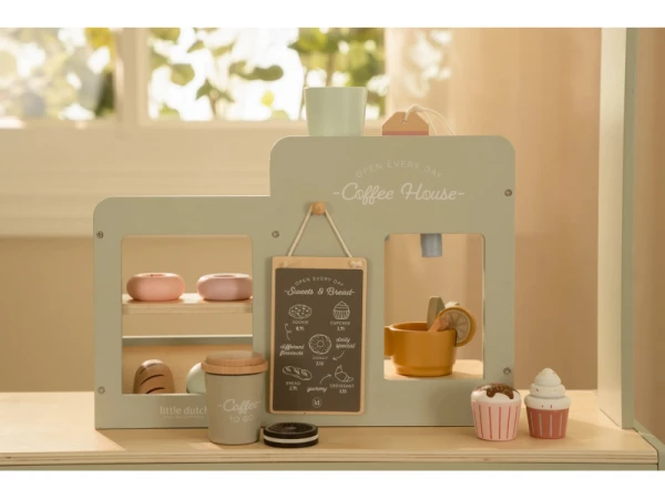 Kávovar drevený veľký s príslušenstvom Coffee House 11