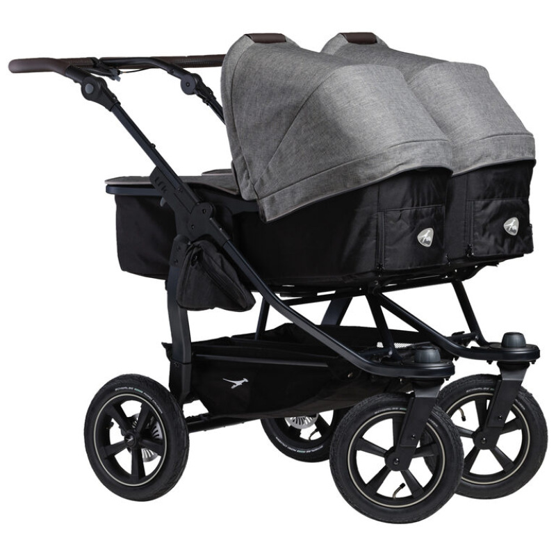 Tfk set duo2 frame 2025 - air chamber wheel + carrycot + seat prem. grey 2
