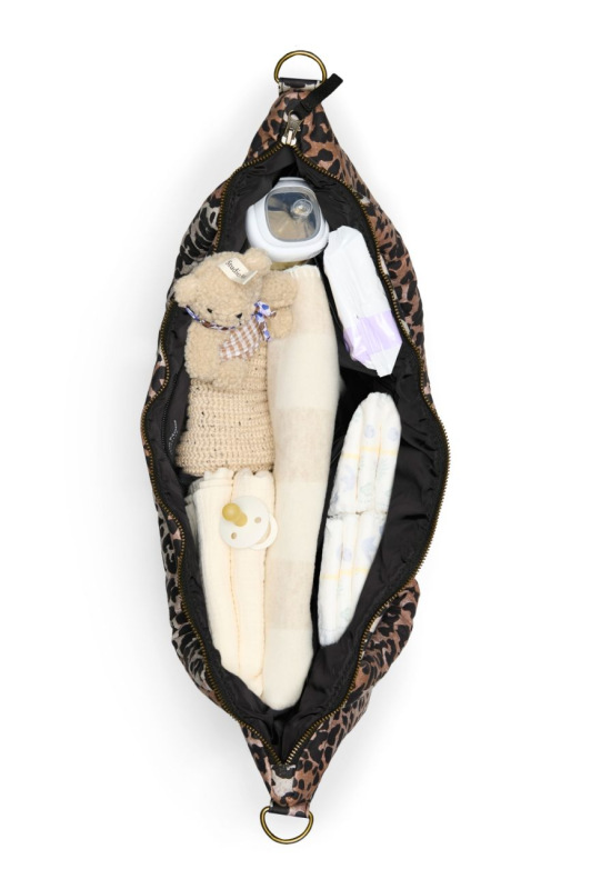 STUDIO NOOS - Soft Cotton DIAPER BAG - prebaľovacia taška | Hazel Leopard 5