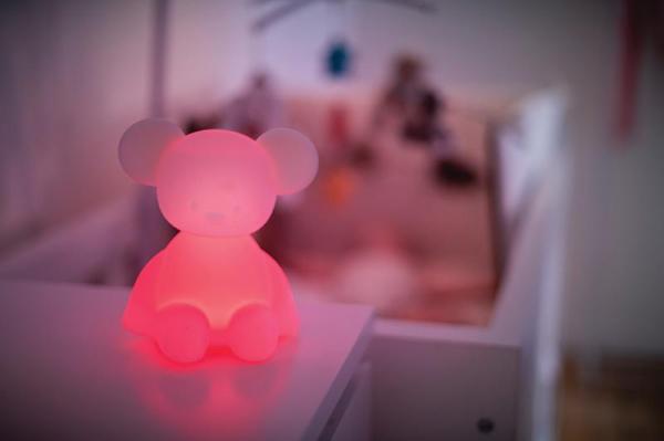 Svetielko nočné silikónové so senzorom plaču Lapidou myška