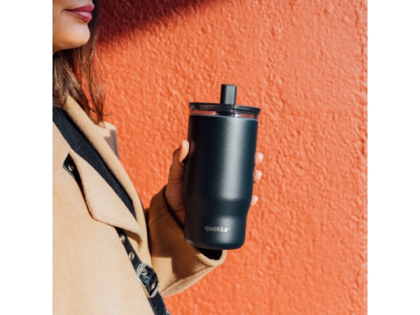 Nerezový termohrnček so slamkou Mist Black 720 ml 1
