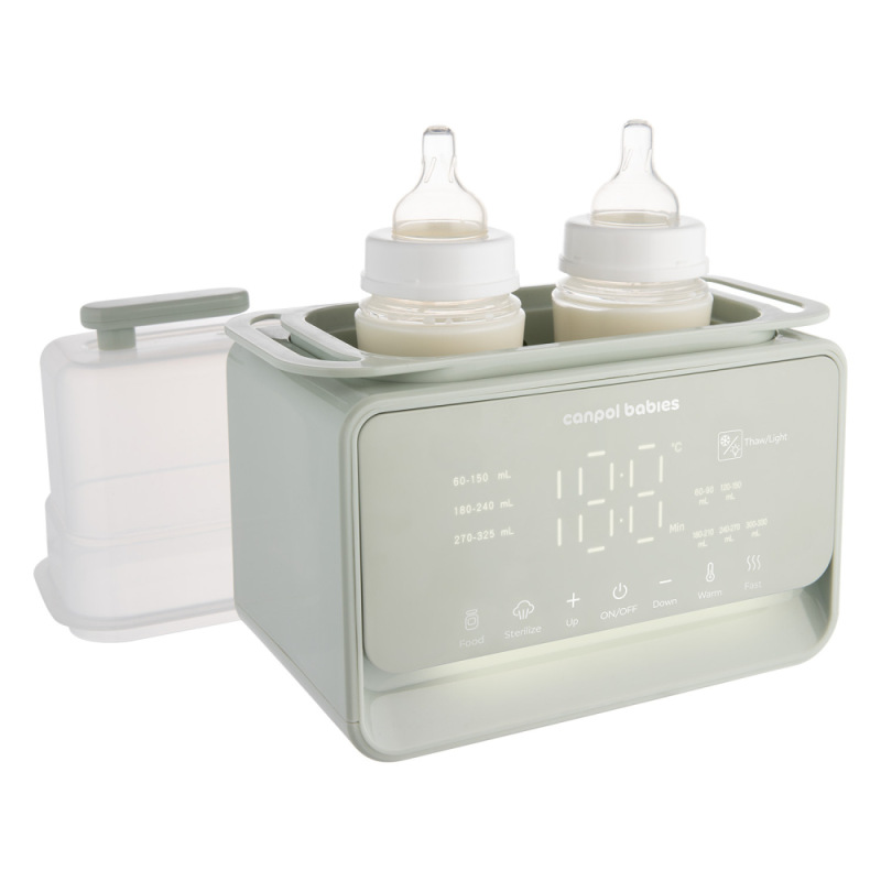 CANPOL BABIES Elektrický double ohrievač a sterilizátor dojčenských fliaš 7v1 1