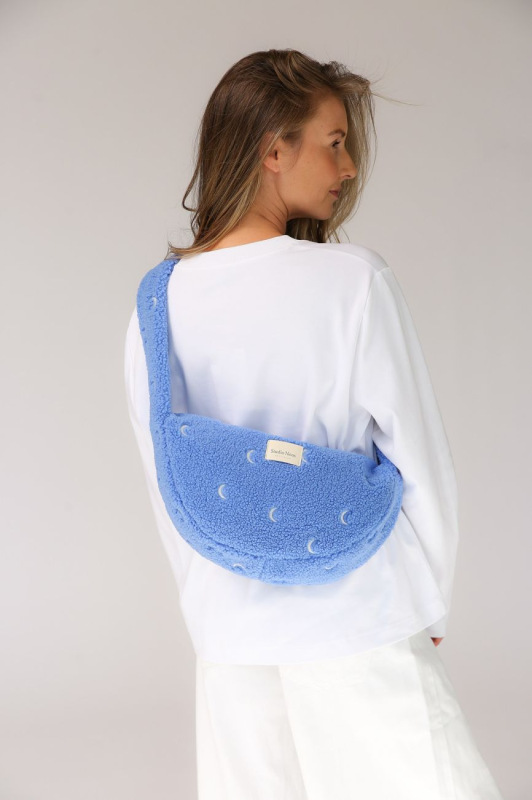 STUDIO NOOS - Teddy Mini Cross Body Bag | Light Blue Moon 7