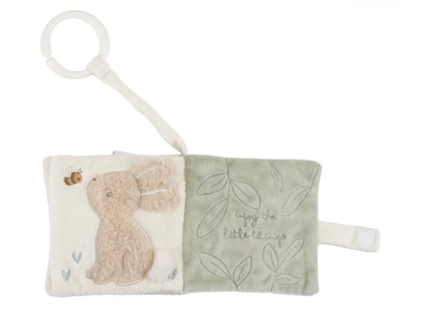 Závesná textilná knižka s aktivitami Newborn Naturals 4