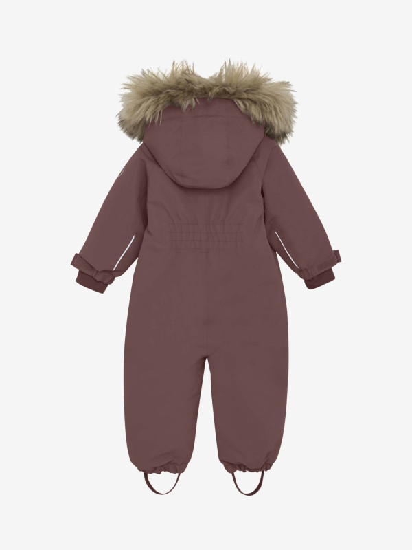 Detský zimný overal s kožušinou EnFant - ROSE TAUPE 1
