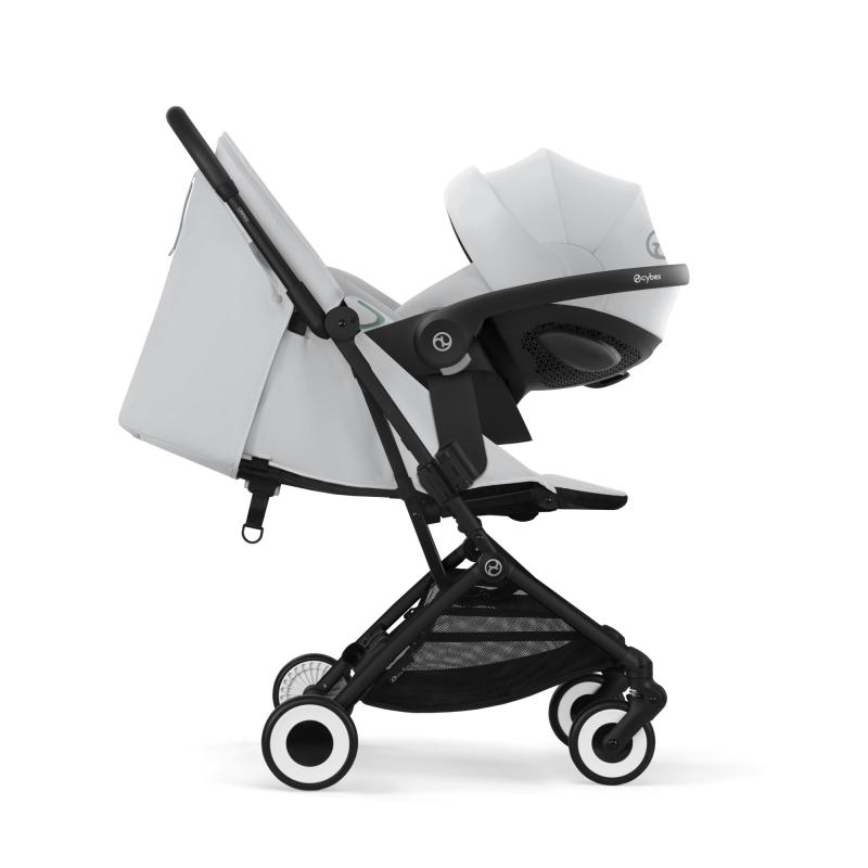 Kočík do lietadla Cybex Orfeo 2025 Fog Grey, Black frame 6