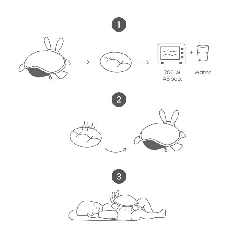 Doomoo Snoogy nahrievacia králíšek, Col.SY20 3