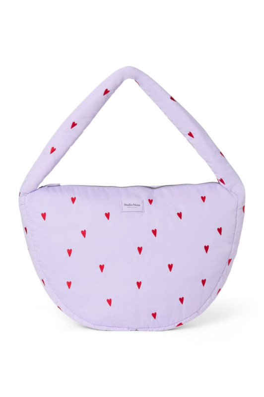 STUDIO NOOS - Puffy Cross Body Bag | Purple Hearts