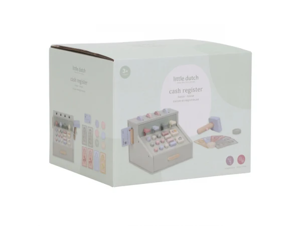 Pokladňa so skenerom a čítačkou kariet drevená 8