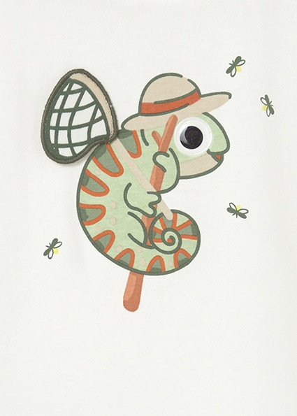 Mayoral chlapčenské tričko Cream 2