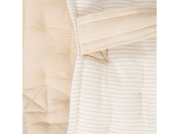 Košík textilný obojstranný extra veľký Pure Soft Beige Stripe 2