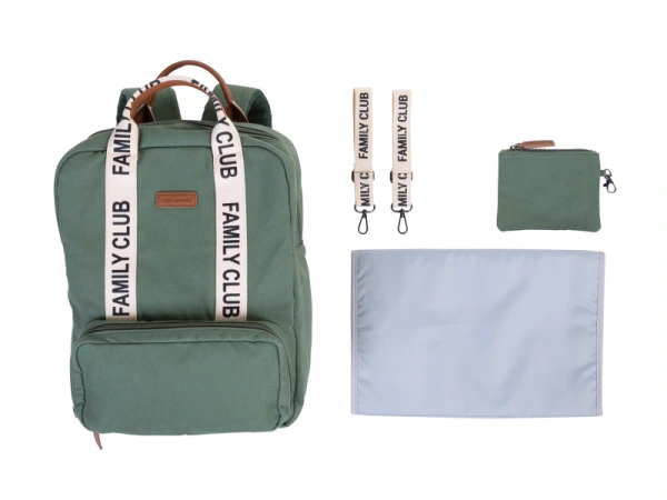 Prebaľovací batoh Family Club Green 2