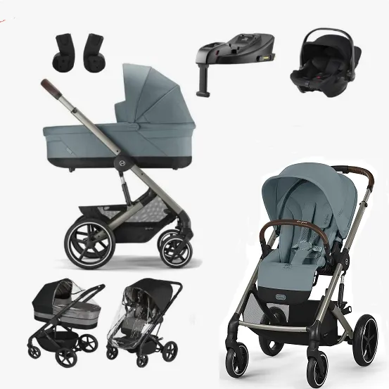 CYBEX BALIOS S Lux 2024 XL SET STORMY BLUE + AUTOSEDAČKA BABY SAFE CORE