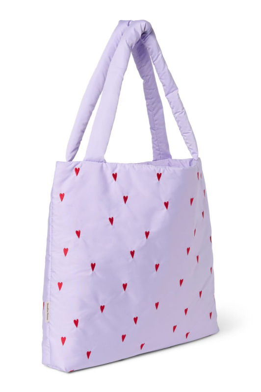 STUDIO NOOS - Puffy MOM BAG | Purple Hearts 5