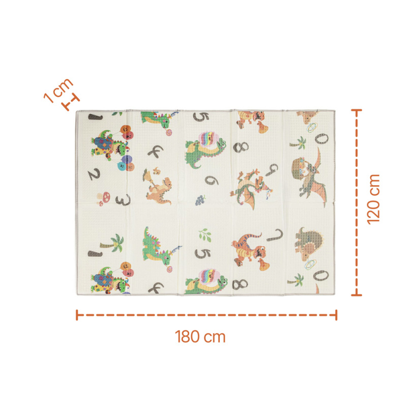 Multifunkční pěnová skládací podložka oboustranná 180x120, Savana 1