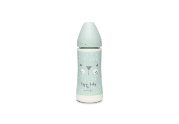 SUAVINEX | Premium fľaša 360 ml L HYGGE fúziky - zelená 1