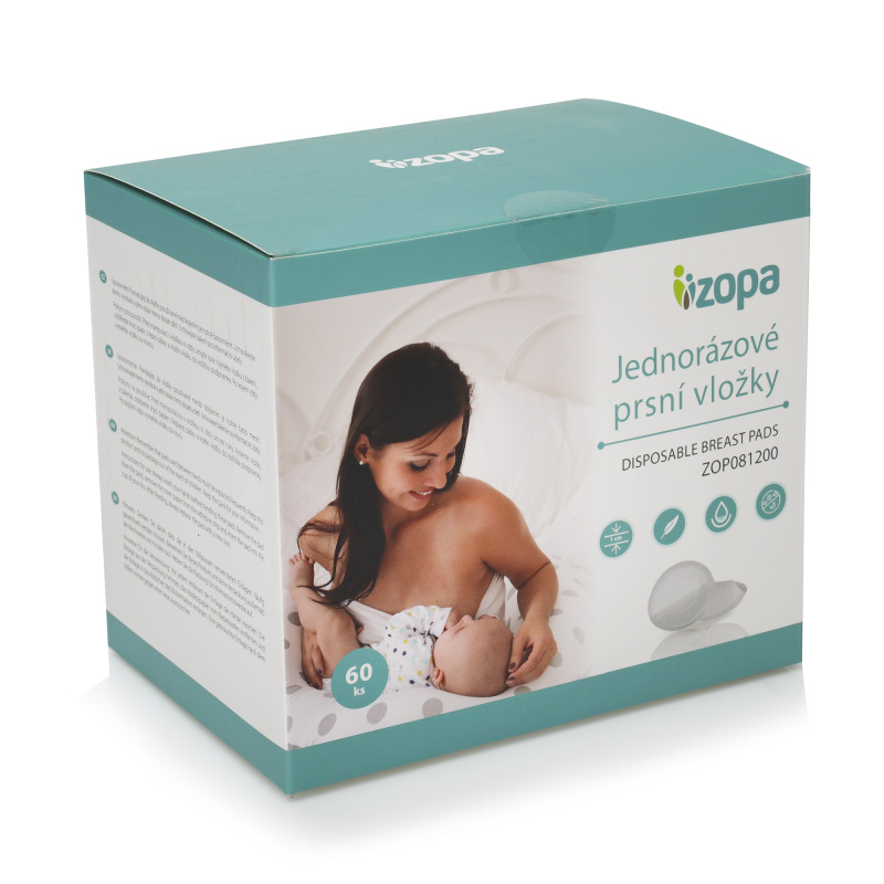 Jednorazové prsné vložky 60ks, White 1