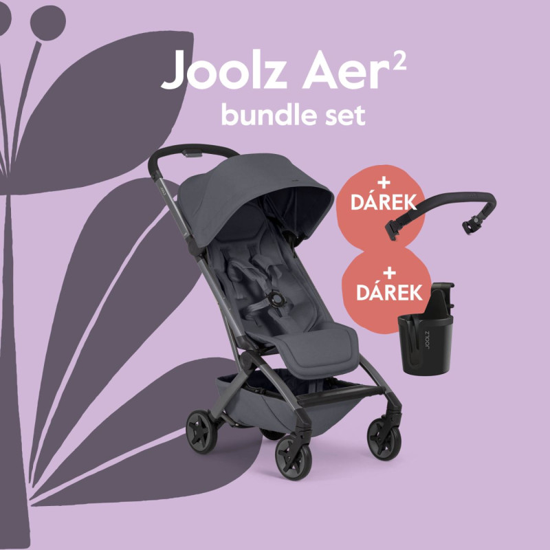 Joolz AER2 kočík BUNDLE SET | Stone grey
