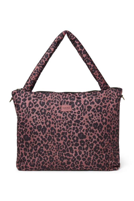STUDIO NOOS - Puffy DIAPER BAG - přebalovací taška | Red Leopard