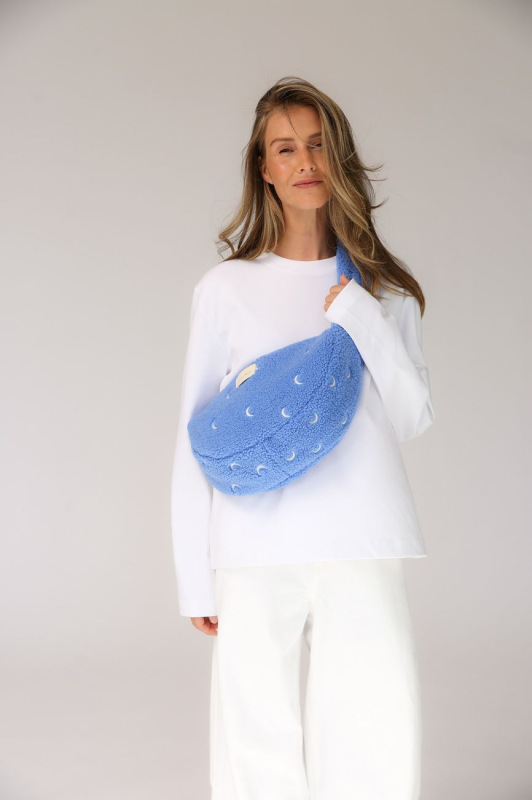 STUDIO NOOS - Teddy Mini Cross Body Bag | Light Blue Moon 6