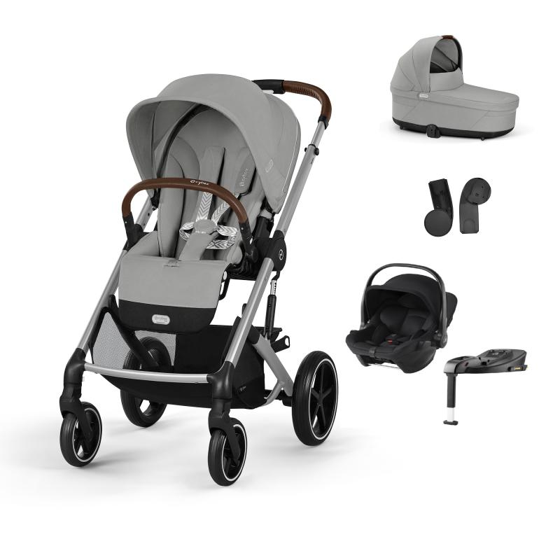 CYBEX BALIOS S Lux SET STONE GREY + autosedačka + isofix základňa