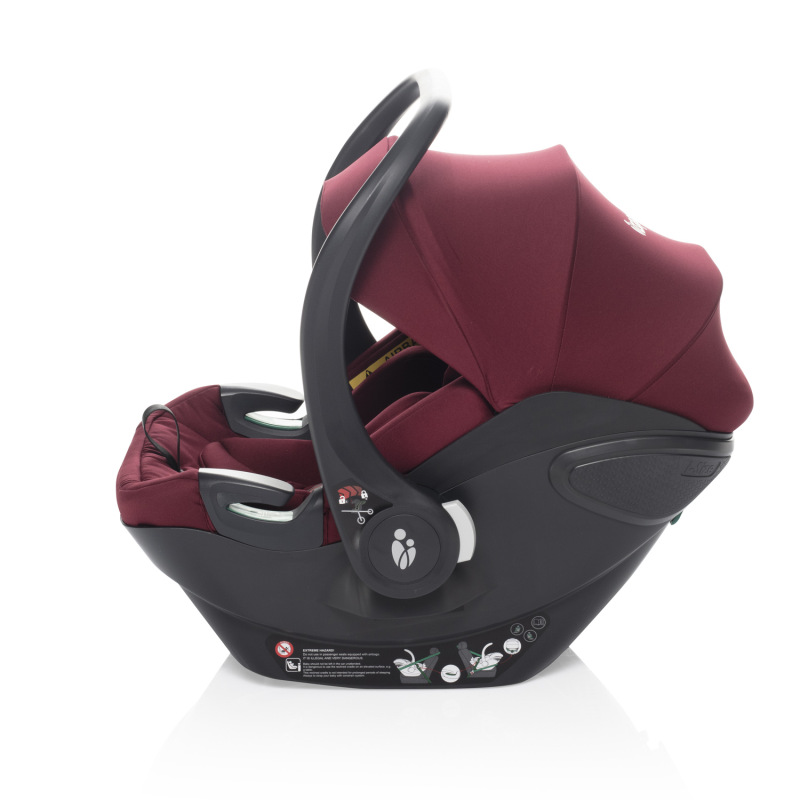 Autosedačka XS Plus i-Size, Bordó Red 2